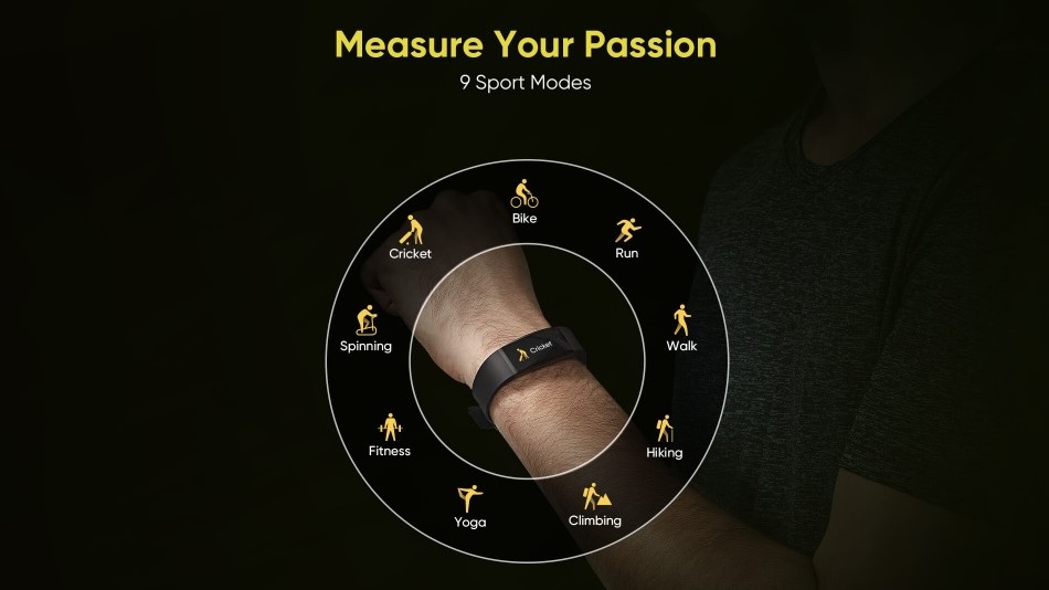 Realme Band chính
thức ra mắt: Màn hình màu 0.96 inch, pin 10 ngày, theo dõi
nhịp tim, giá 475.000 đồng