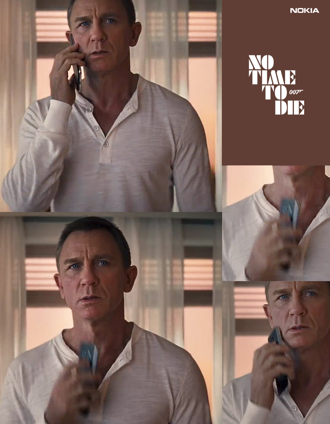 Nokia 8.2 xuất hiện
trong trailer sắp ra mắt của phim Điệp Viên 007:
''No Time To Die''