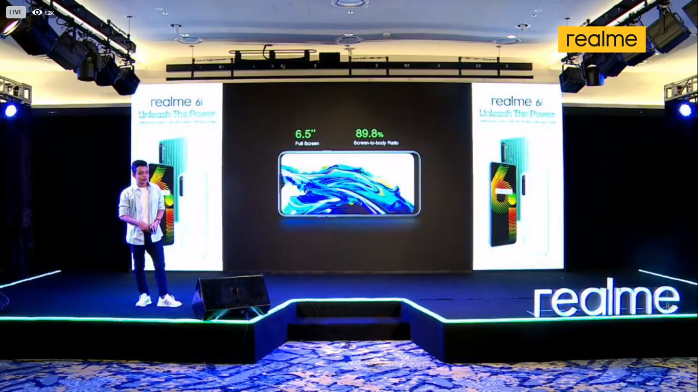 Realme 6i chính thức
ra mắt với 5 camera, màn hình giọt nước, chip MediaTek Helio
G80, pin 5000 mAh và giá 4.1 triệu VNĐ