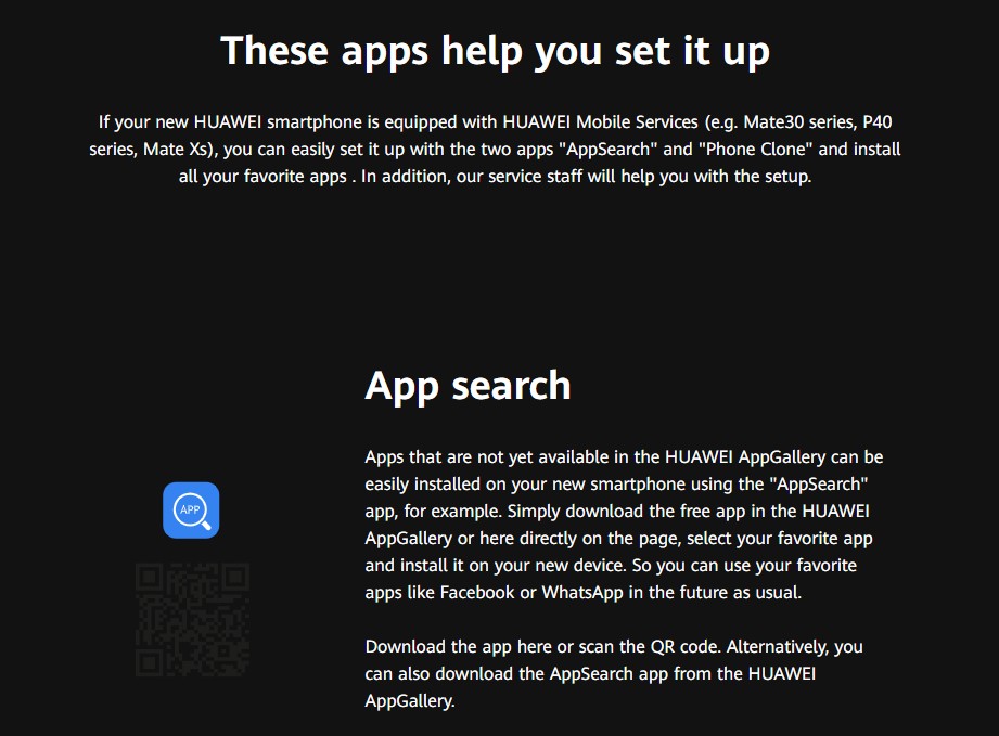 Kho ứng dụng
AppGallery của Huawei có thể tìm và cài file APK từ các
trang web thứ ba