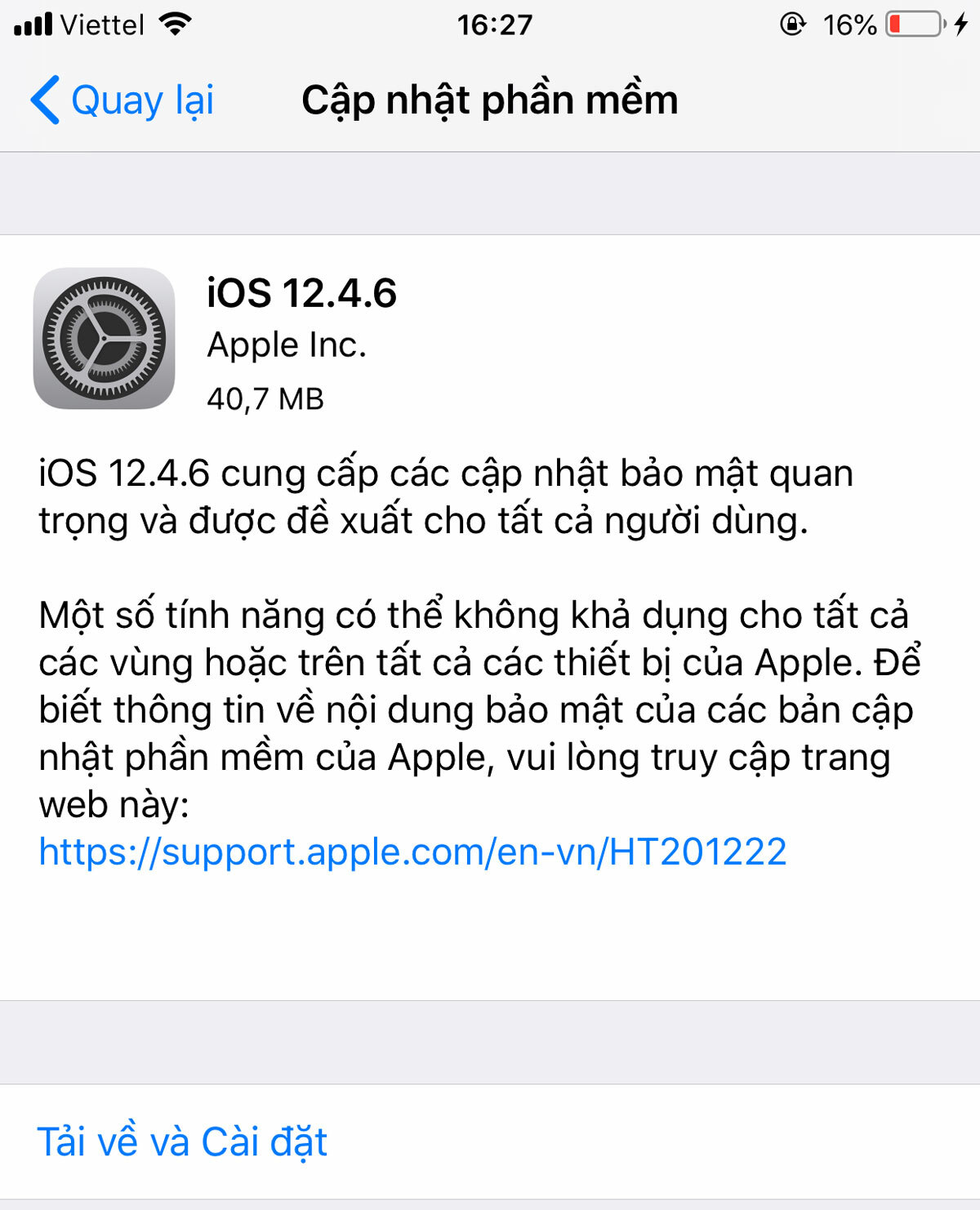 iPhone đời cũ được
Apple cập nhật iOS 12.4.6 mới, đây là các thay đổi trên bản
iOS này
