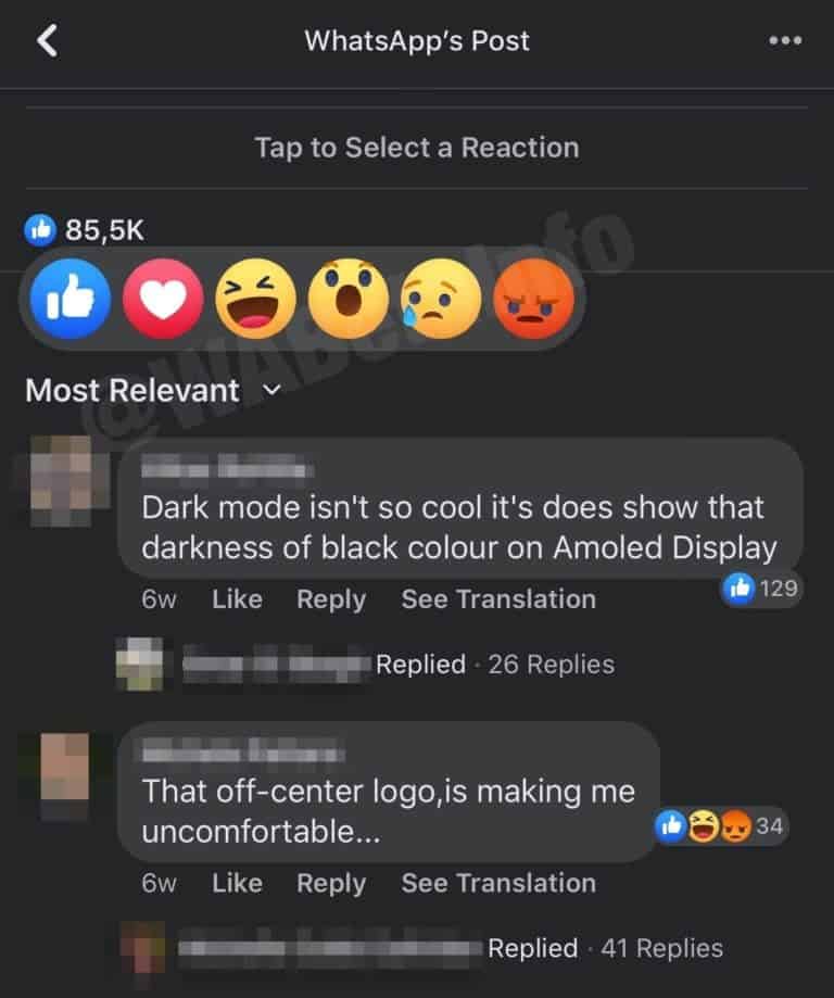 Dark Giao Android Facebook Diện Mode