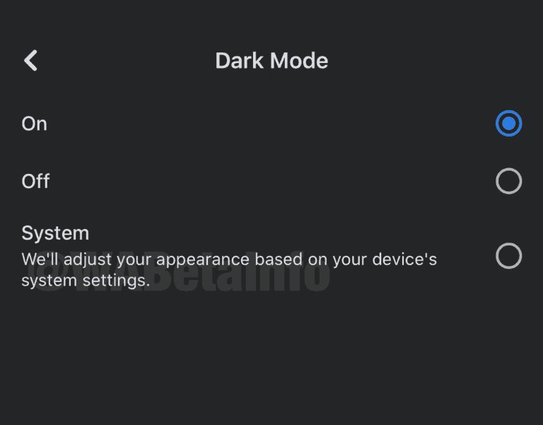 Đây là giao diện Dark
Mode của Facebook trên iOS