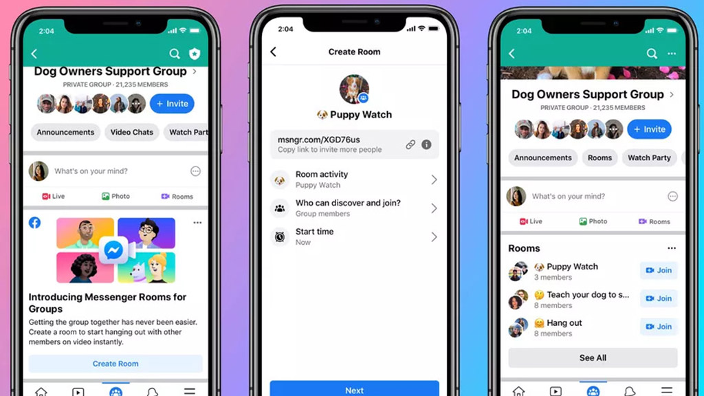 Facebook ra mắt
Messenger Rooms: Hỗ trợ gọi nhóm tối đa 50 người, tham vọng
soán ngôi Zoom