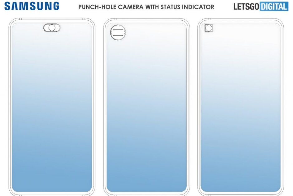 Samsung biến cụm
camera sefie đục lỗ thành trung tâm thông báo đa chức năng
