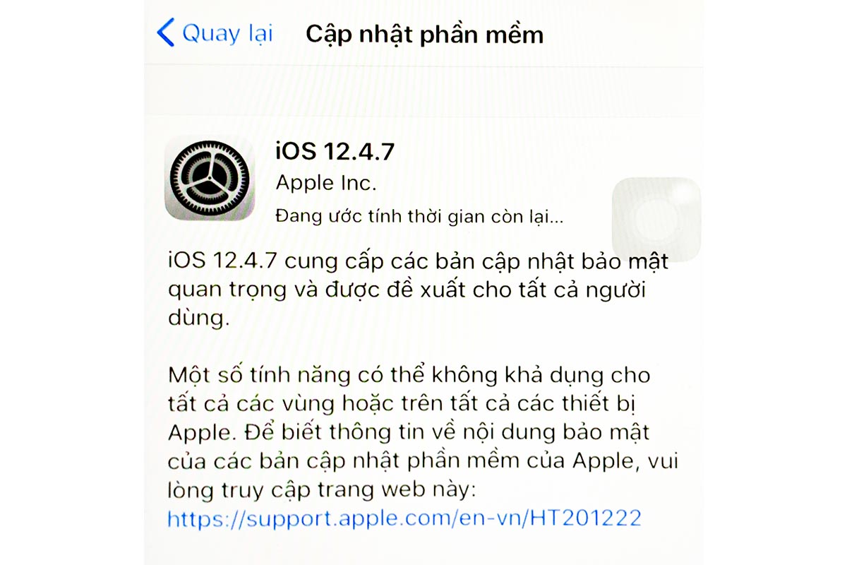Được cập nhật iOS
12.4.7, iPhone 5s, iPhone 6 vẫn chưa bị Apple bỏ rơi
