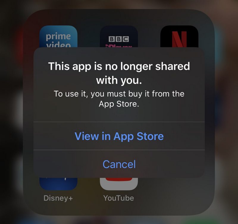 App Store cập nhật
loạt ứng dụng để sửa lỗi ''This app is no longer
shared with you''