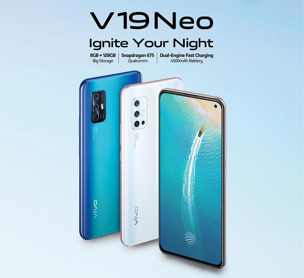 Vivo V19 Neo chính
thức ra mắt với Snapdragon 675, 4 camera sau 48MP, giá 8.3
triệu đồng