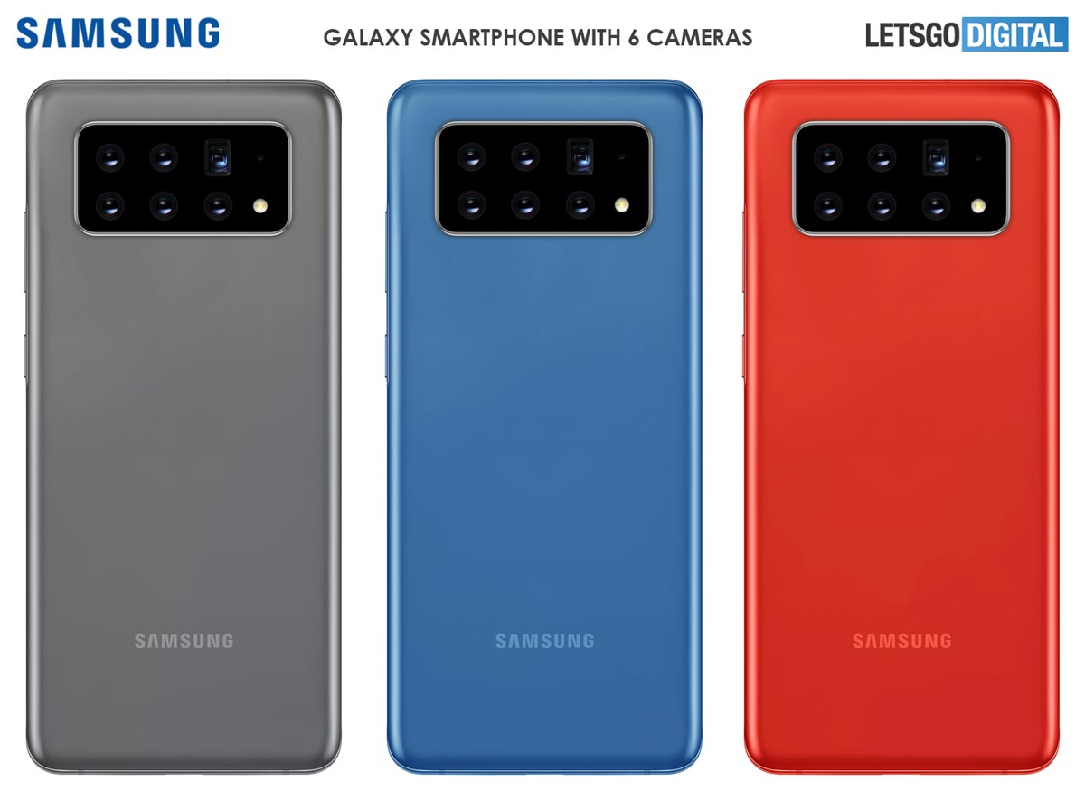 Samsung đệ trình bằng
sáng chế smartphone với 6 camera chính có thể dịch chuyển