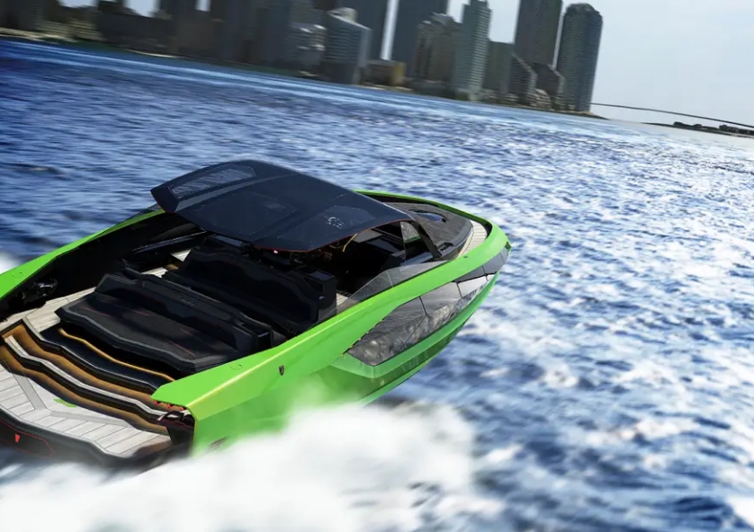 Lamborghini thiết kế
du thuyền trông như siêu xe, giá 3,4 triệu USD