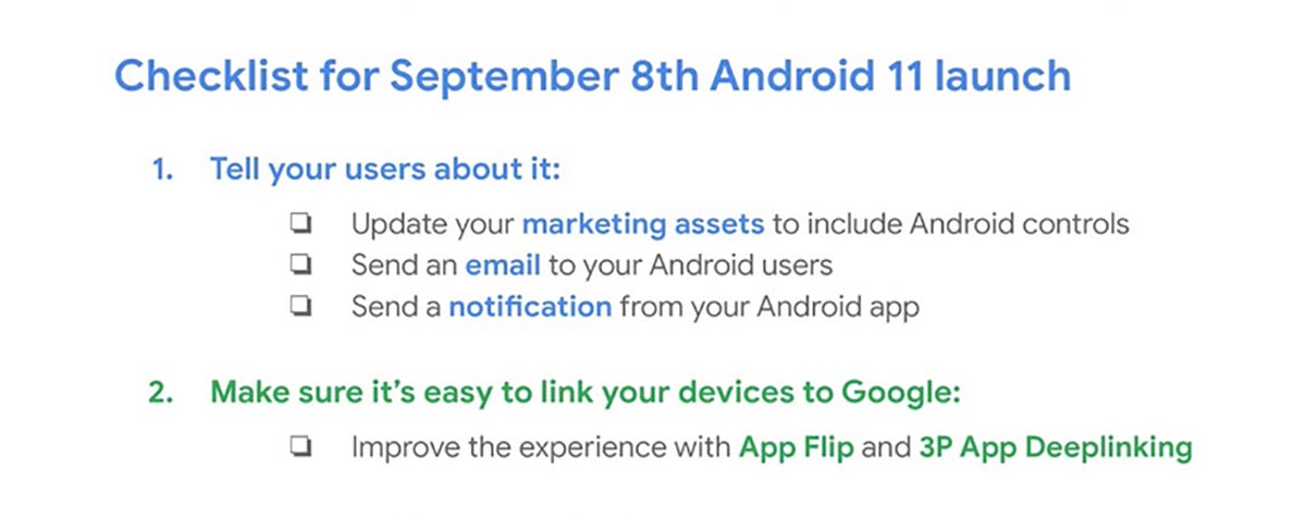 Google vô tình để lộ
ngày ra mắt chính thức của Android 11