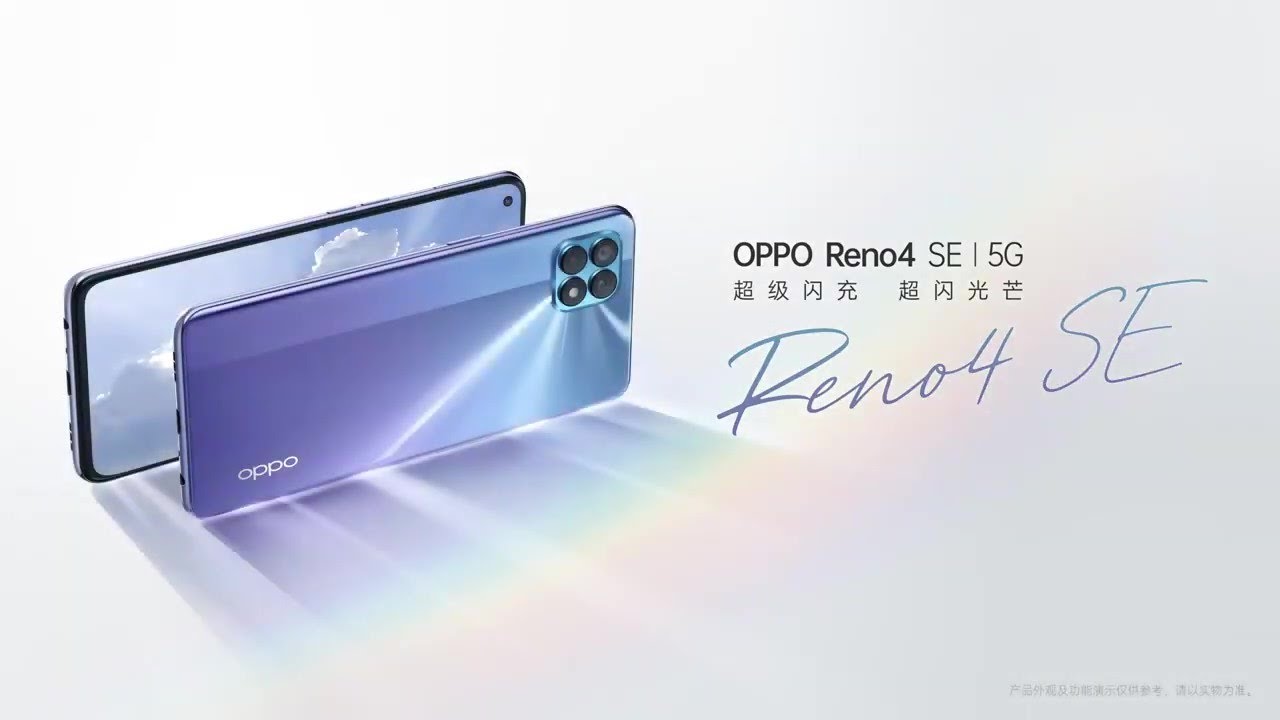 OPPO Reno4 SE ra
mắt: Dimensity 720, 3 camera 48MP, pin 4300mAh, sạc siêu
nhanh 65W, giá từ 8.5 triệu