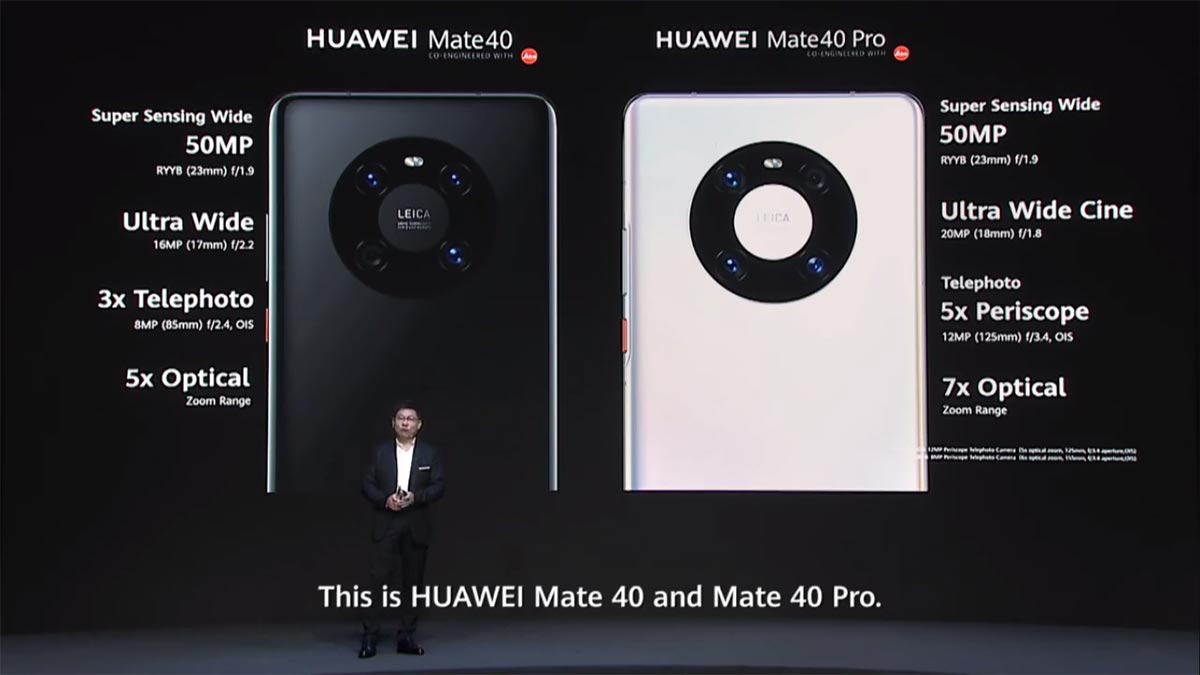 Huawei ra mắt Mate
40, Mate 40 Pro và 40 Pro+ 5G với camera tròn, chip Kirin
9000 5G, giá khởi điểm 899 Euro (gần 24.7 triệu VNĐ)