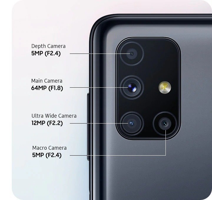 Samsung ra mắt Galaxy
M51 tại Việt Nam với Snapdragon 730G, 4 camera chính, pin
cực khủng 7000mAh, giá 9.49 triệu đồng