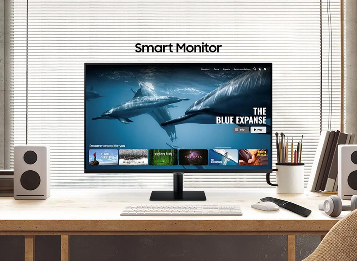 Samsung ra mắt màn
hình thông minh M5 và M7: có thể biến thành smart TV chạy
Tizen OS, độ phân giải 4K, giá từ 230 USD