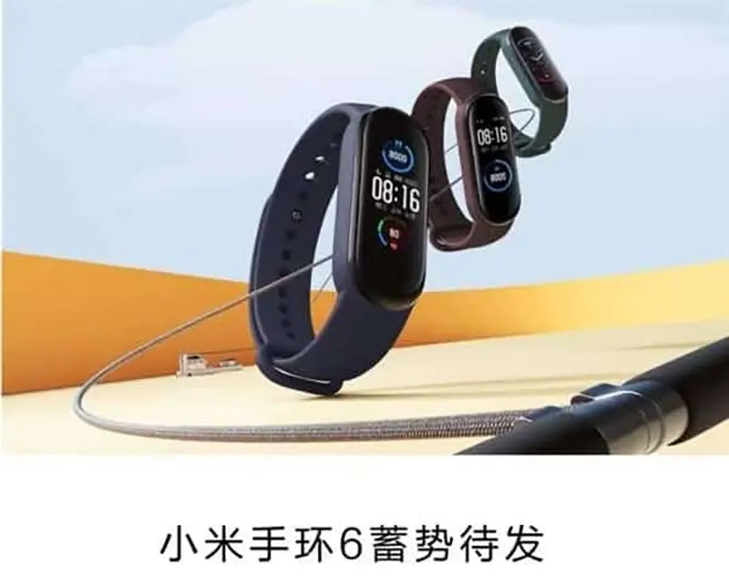 Xiaomi Mi Band 6 sẽ
cảm biến đo nồng độ oxy, GPS, hỗ trợ WhatsApp và Telegram,
ra mắt vào ngày 29 tháng 3