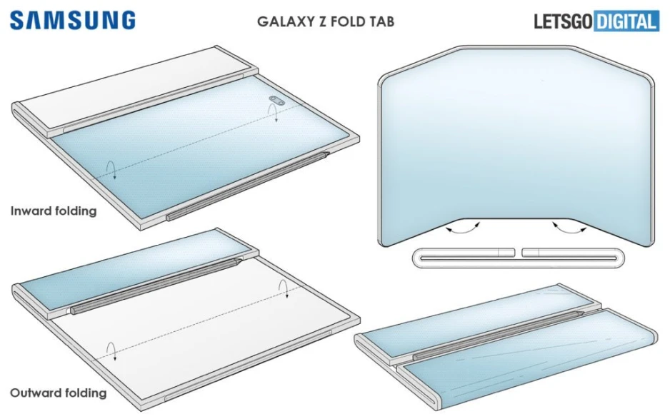 Đây có thể là thiết
kế cuối cùng của Samsung Galaxy Z Fold Tab