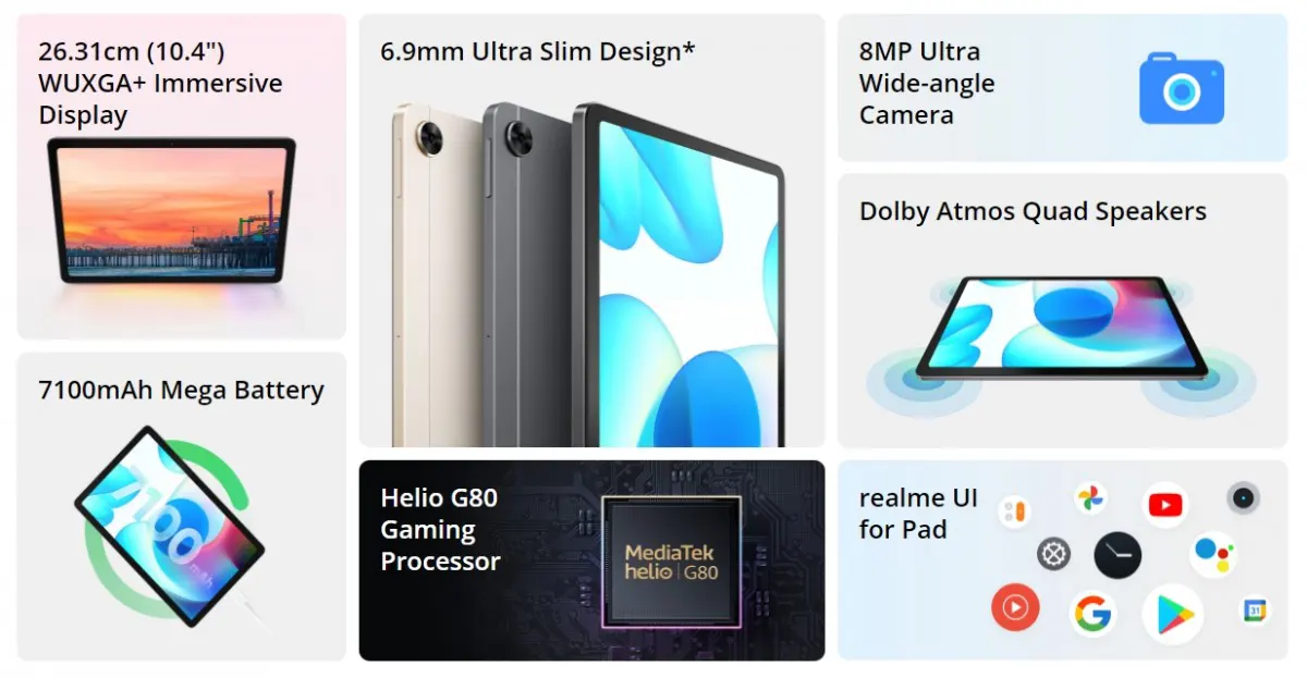 OPPO ra mắt tablet
đầu tiên mang thương hiệu Realme, giá từ 4.3 triệu đồng