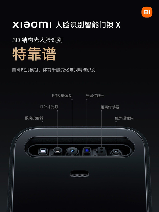 Xiaomi ra mắt khoá
cửa thông minh hỗ trợ nhận diện khuôn mặt 3D