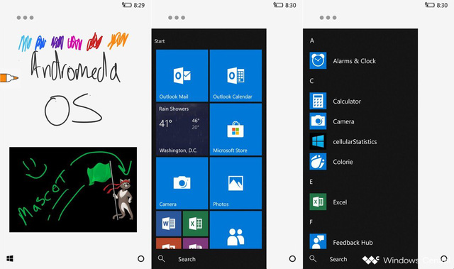 Cận cảnh hệ điều hành
Andromeda đã bị hủy của Microsoft đang chạy trên Lumia 950