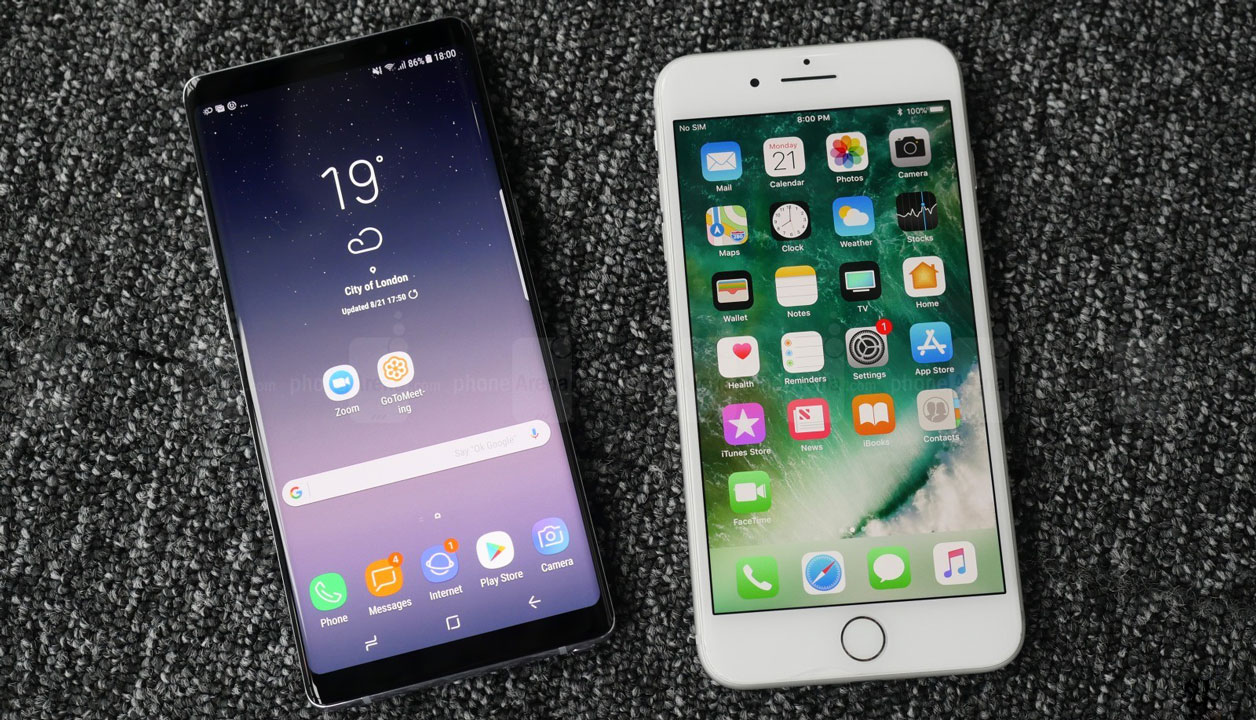 iPhone 8 Plus bị đánh bại trong cuộc đọ sức về tốc độ sạc nhanh với Samsung Galaxy Note 8