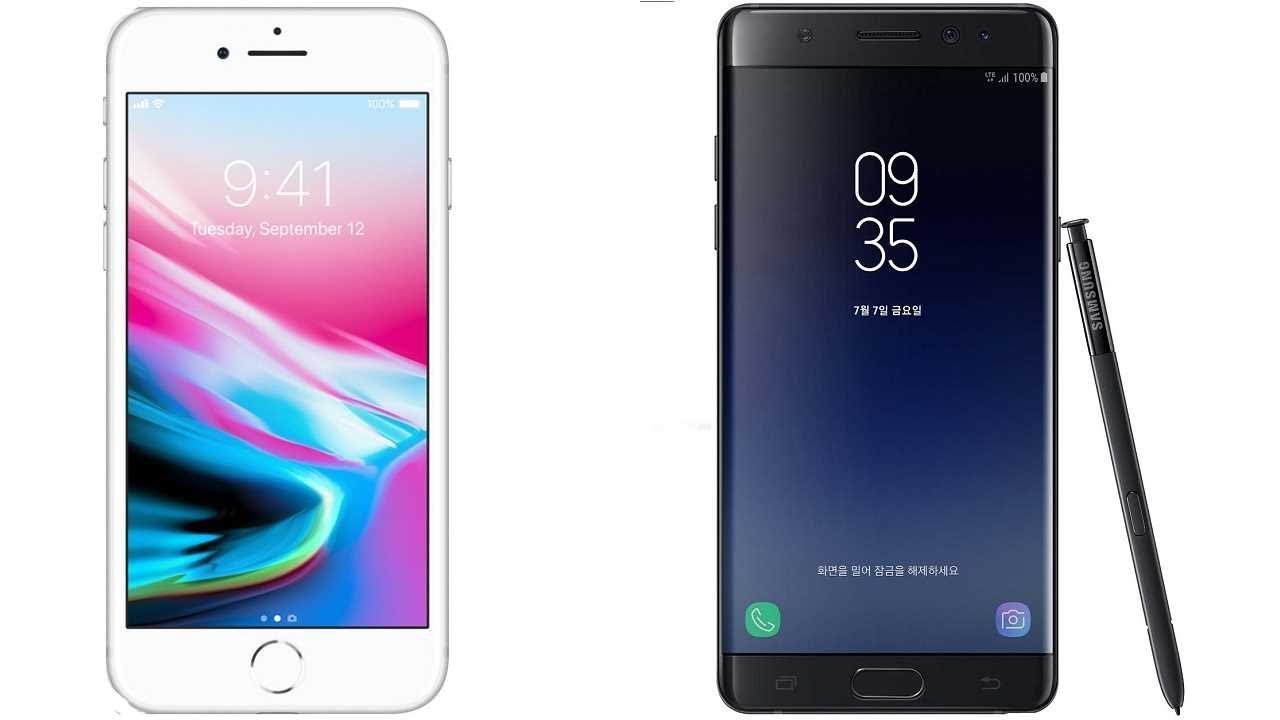 Galaxy Note FE vs iPhone 8: Đọ giáng 2 smartphone cao cấp vẫn giữ lại phong cách thiết kế cổ điển