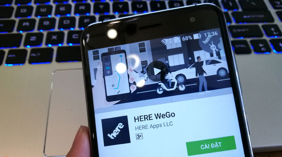 HERE WeGo - Offline Maps & GPS: Bản đồ offline, dẫn đường cực tốt trên Android, đã loại bỏ quảng cáo