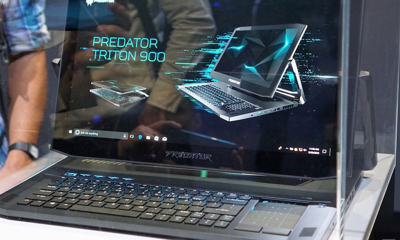 [IFA 2018] Acer ra mắt chiếc gaming laptop 2 trong 1 Predator Triton 900 cực độc với màn hình xoay lật