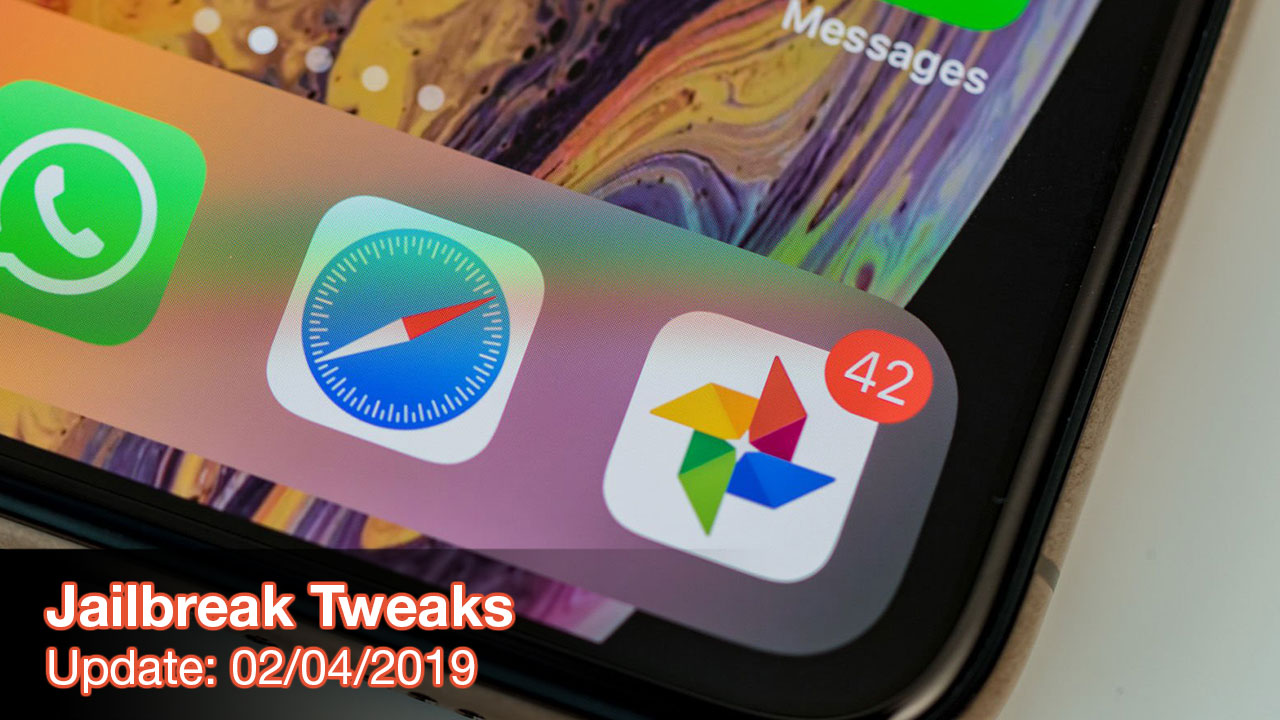 [02/04/2019] Tổng hợp một số tweak mới phát hành trong thời gian gần đây, dành cho thiết bị iOS đã jailbreak
