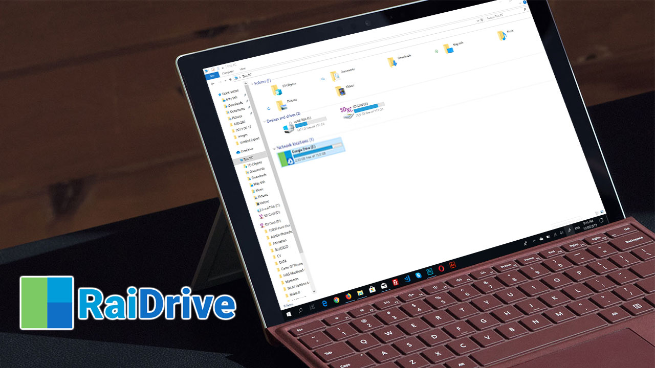 Chia sẻ công cụ biến Google Drive, OneDrive,... thành một ổ đĩa trên máy tính