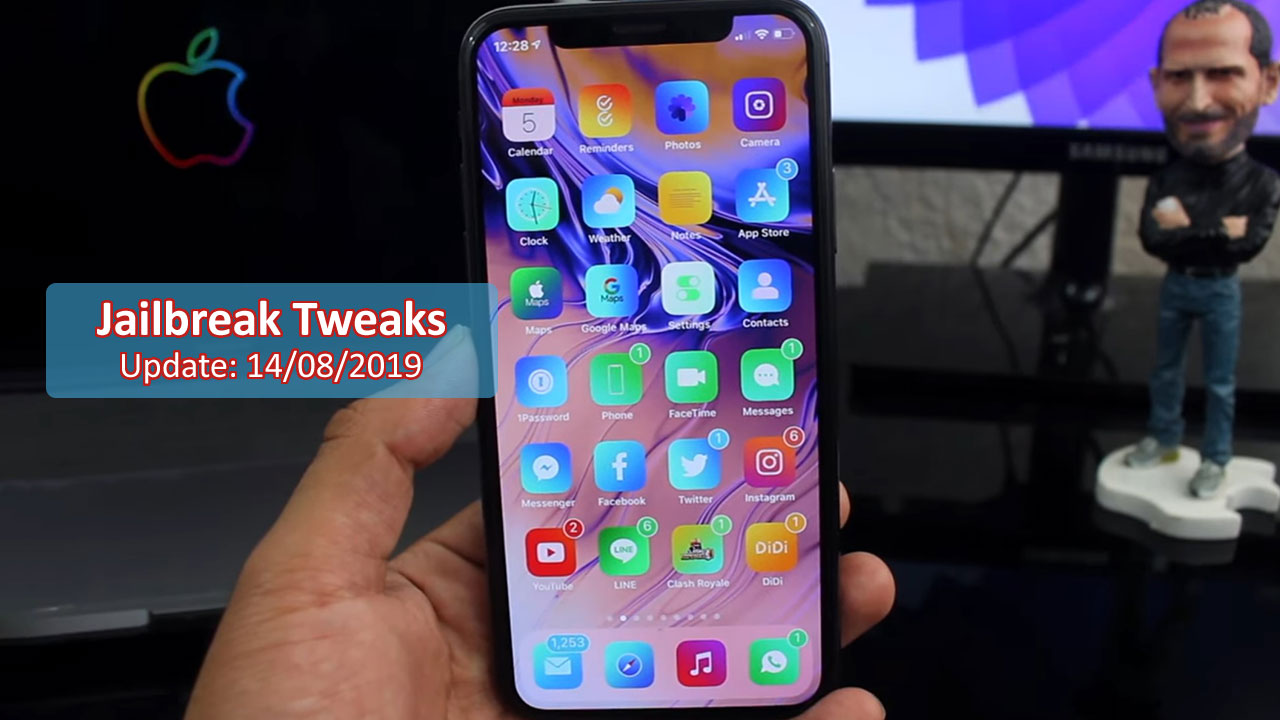 [14/08/2019] Tổng hợp danh sách các tweak nổi bật mới được phát hành dành cho thiết bị iOS đã jailbreak