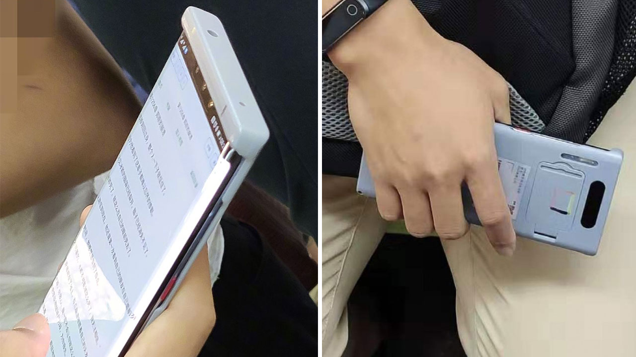 Huawei Mate 30 Pro lộ hình ảnh thực tế, với màn hình cong ôm sát mặt sau của máy