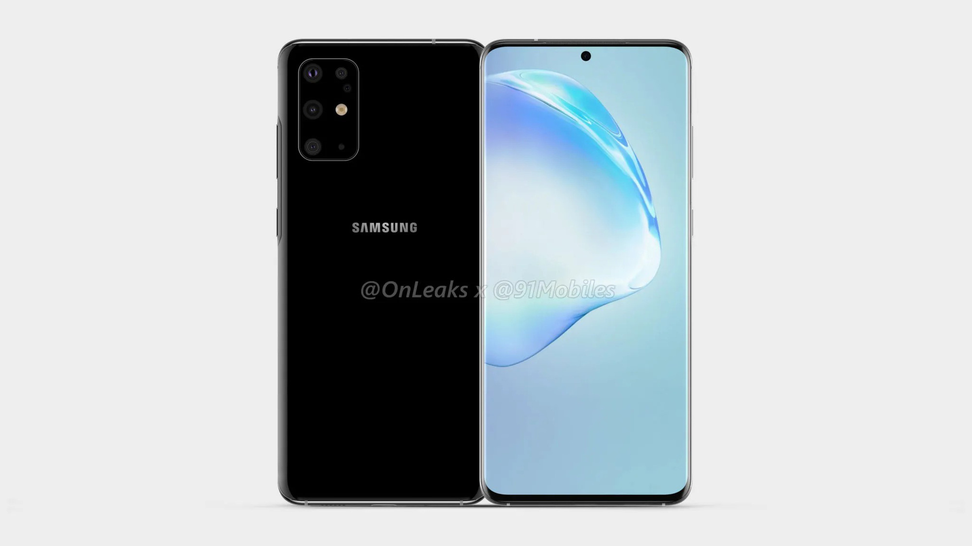 Galaxy S11 lộ ảnh render: Thiết kế màn hình với camera selfie đục lỗ giống Note10, cụm 5 camera hình chữ nhật, ra mắt tháng 2 năm sau