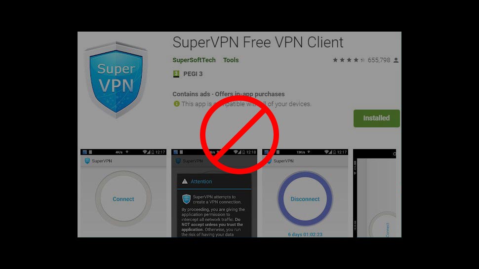 SuperVPN: ứng dụng VPN có tới 100 triệu lượt tải vừa bị Google xóa khỏi Play Store vì dính lỗi bảo mật, nếu ai đang dùng thì nên gỡ ngay nhé