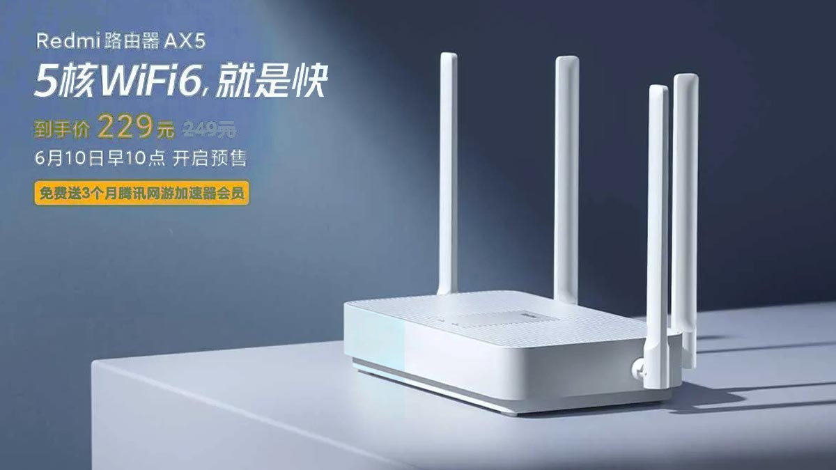 Redmi ra mắt router Wi-Fi 6 AX5: Hỗ trợ mesh, tối đa 128 thiết bị, giá chỉ 750.000 đồng