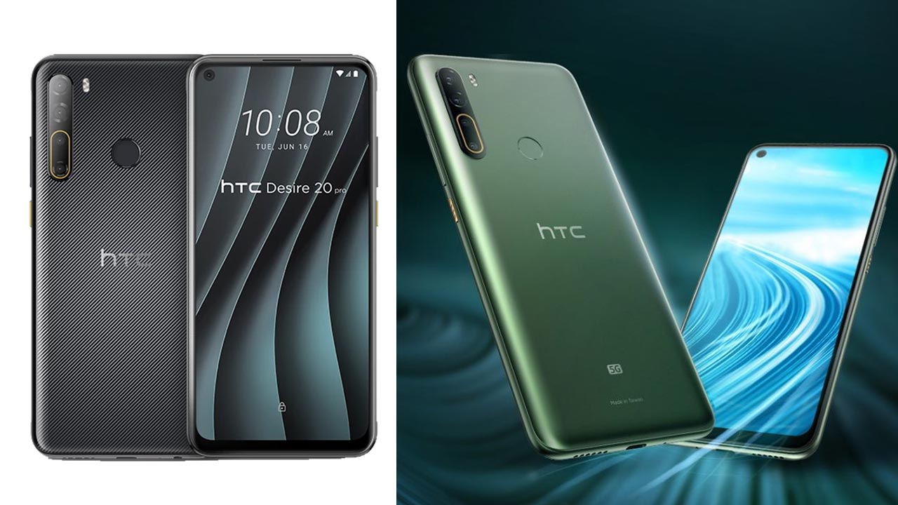 HTC bất ngờ tái xuất với U20 5G và Desire 20 Pro: Hỗ trợ 5G, 4 camera, pin khủng