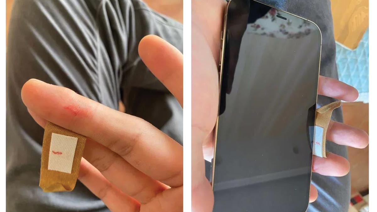 Chuyện ''thật'' mà cứ như đùa: Người dùng bị đứt tay vì cạnh iPhone 12 quá sắc