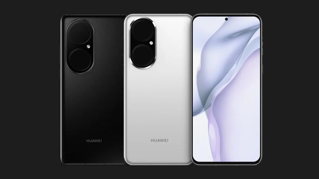 Huawei P50 lộ ảnh render chi tiết với màn hình phẳng và camera thiết kế mới
