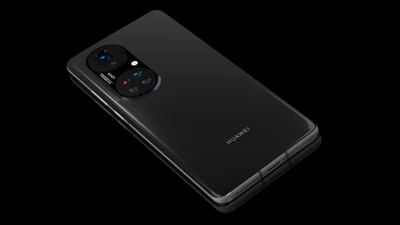 Huawei P50 Pro+ lộ diện với thiết kế màn hình ''waterfall', cụm 5 camera siêu to khổng lồ