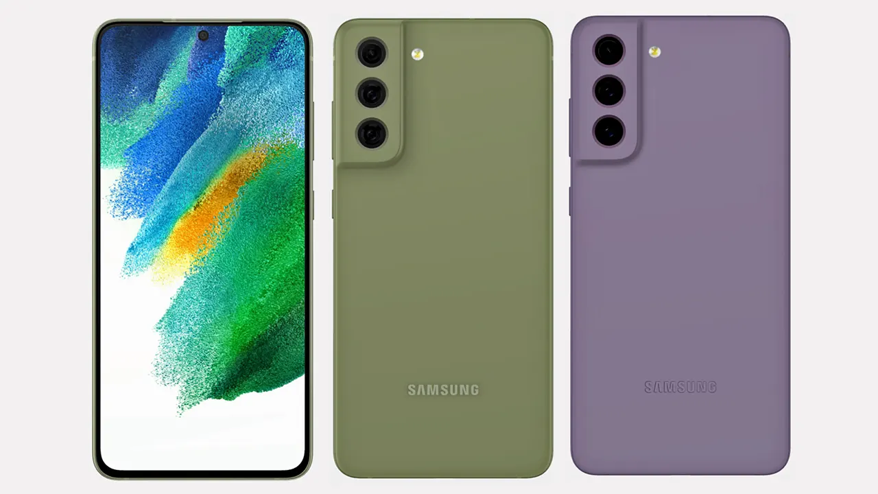 Galaxy S21 FE lộ hình ảnh render với nhiều màu sắc, thiết kế giống phiên bản Galaxy S21+ 5G