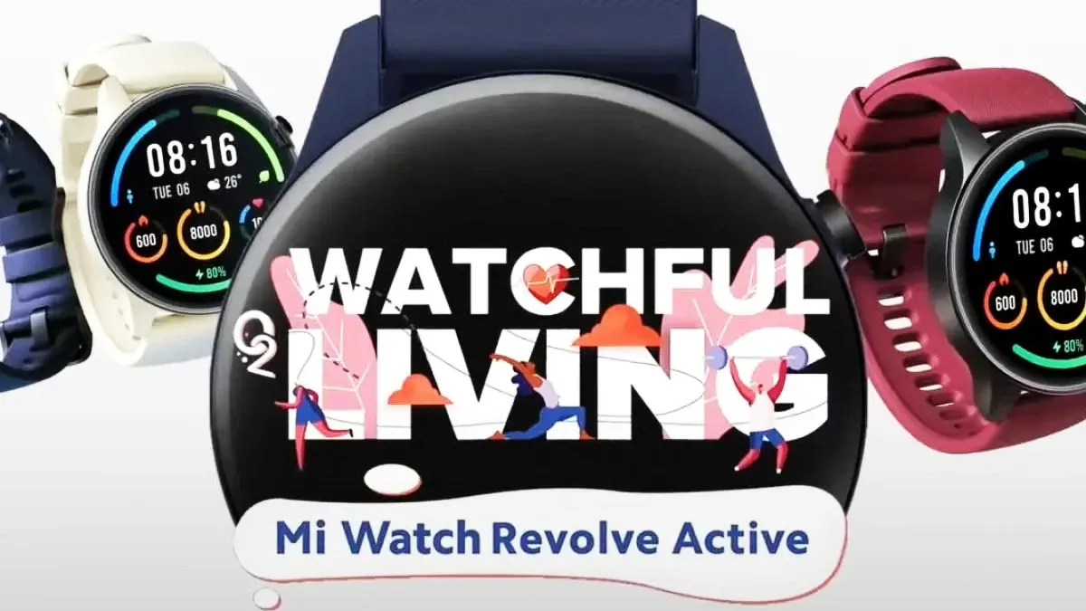 Xiaomi ra mắt Mi Watch Revolve Active với GPS tích hợp, có đo SpO2, pin 14 ngày, giá chỉ hơn 3 triệu đồng